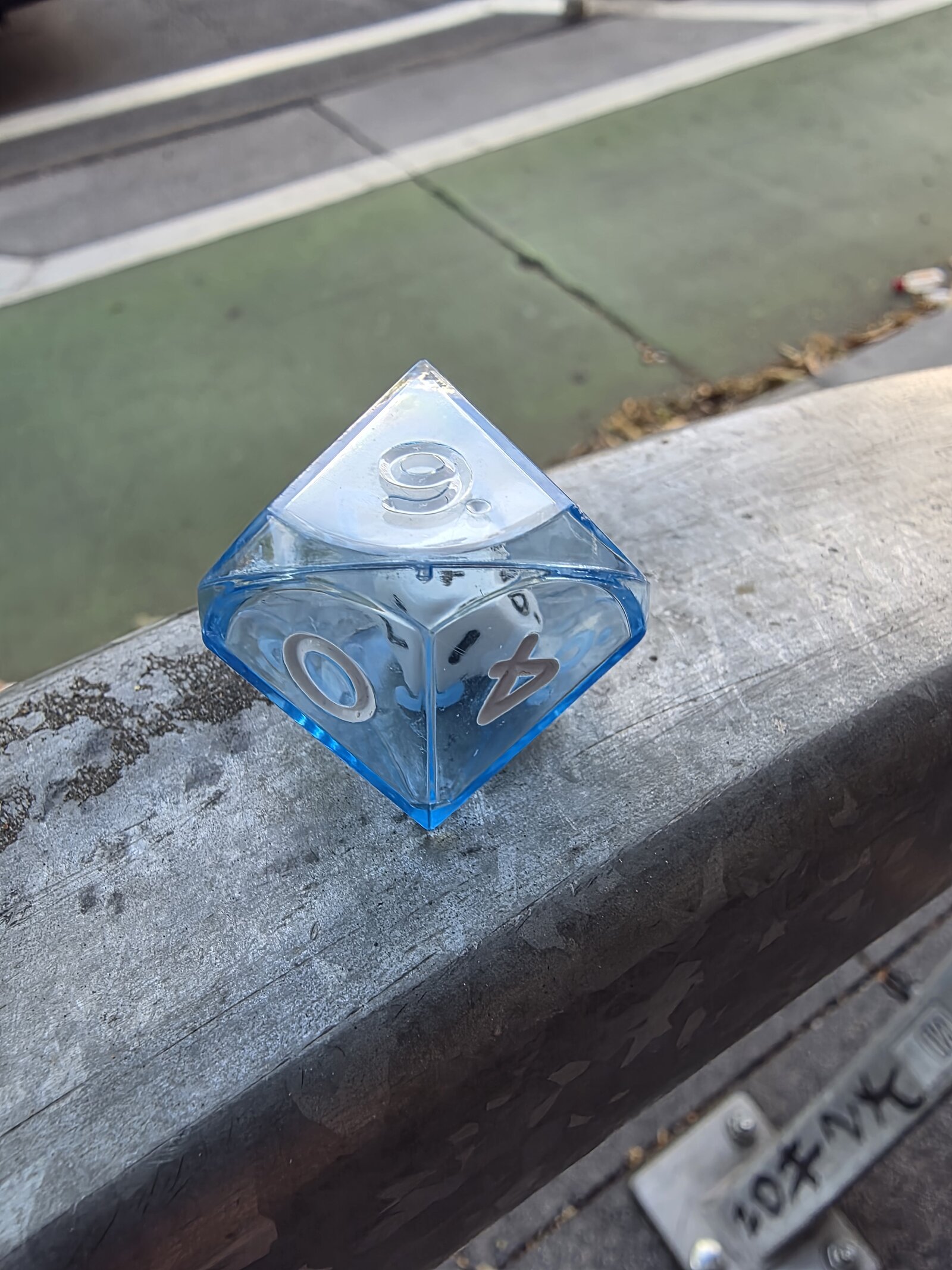A die, which one might cast