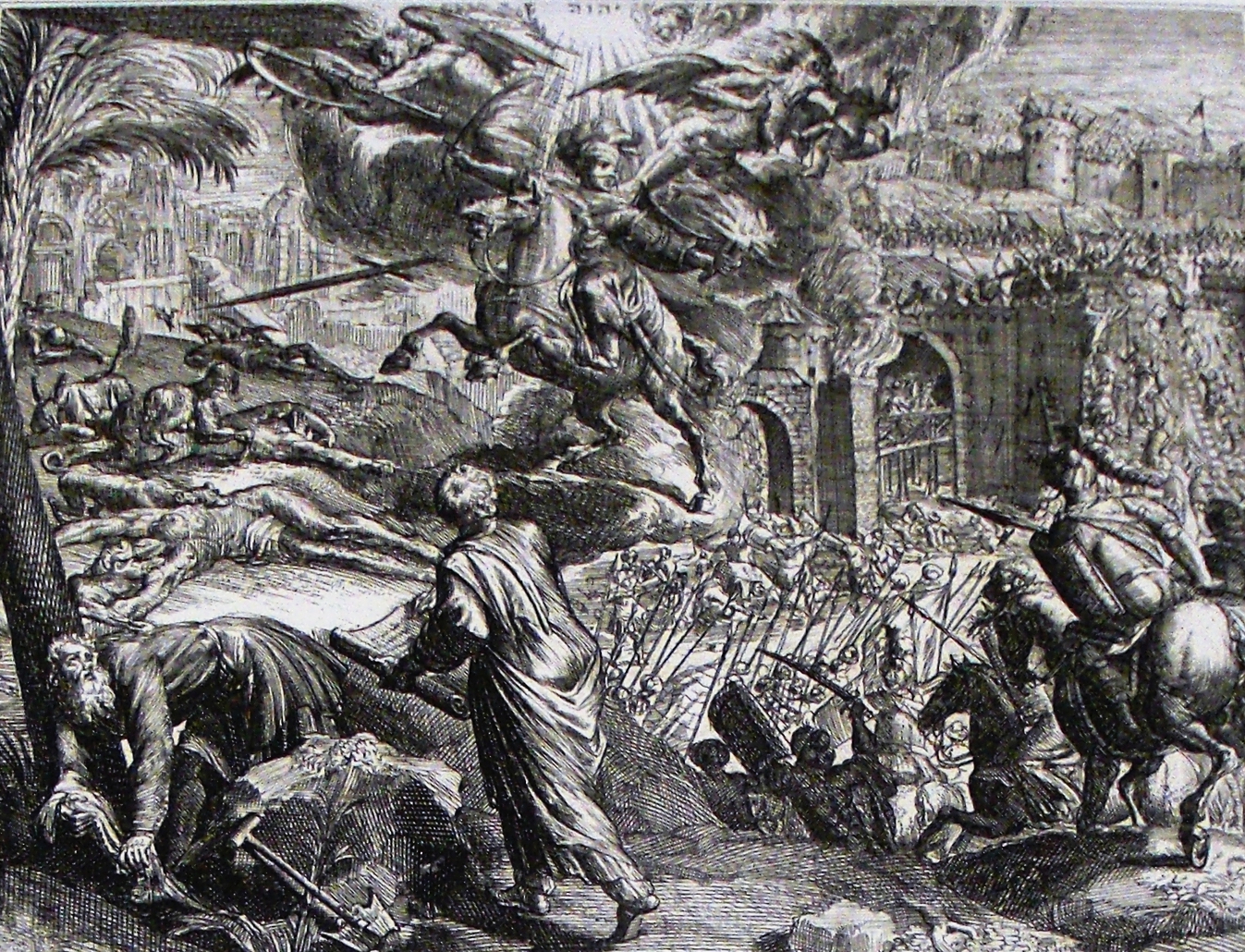 Apocalypse 6. Opening the seals. Revelation cap 6 vv 7-8. Lindenberg. Phillip Medhurst Collection