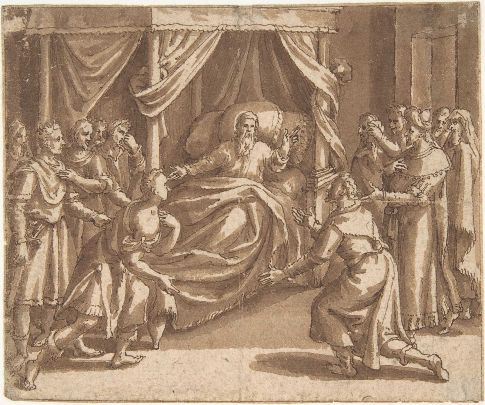 Jacob Blessing his Sons by Adam van Noort – Metropolitan Museum of Art, CC0.